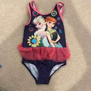 Disney girls Frozen Swimsuit Brand New